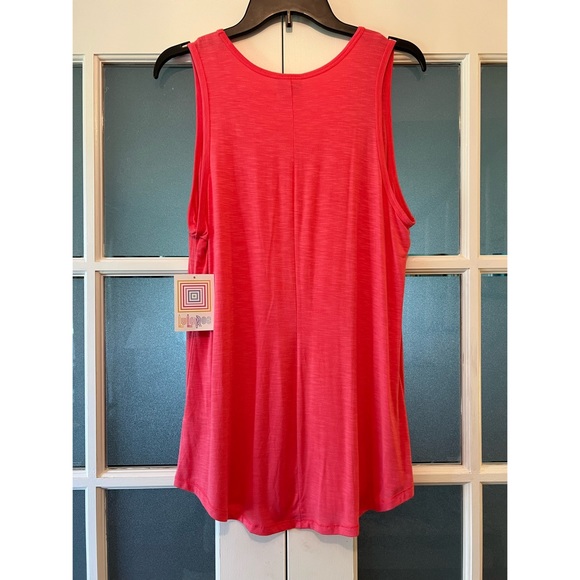 ✨NWT✨ LULAROE BRIGHT CORAL TANK TOP 🌺🌟 - Picture 2 of 3